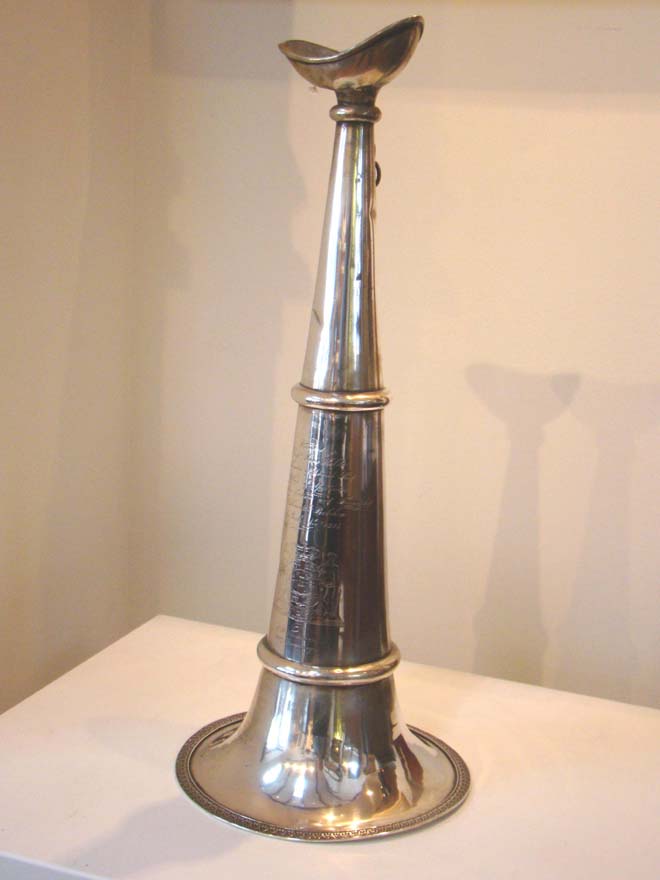 A 19th century Ship Captain's 'Hailing' Trumpet with presentation inscription dated 1845 — image 6